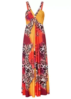 Print Summer Maxi Dress -Enchanted Styles Print Summer Maxi Dress926873FRSC