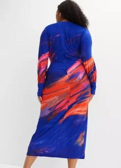 Printed Buckle Midi Dress -Enchanted Styles Printed Buckle Midi Dress907439FRSB W01