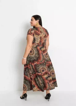 Printed Jersey Maxi Dress -Enchanted Styles Printed Jersey Maxi Dress941493FRSB W01