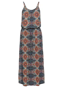 Printed Sleeveless Maxi Dress -Enchanted Styles Printed Sleeveless Maxi Dress962773FRSC