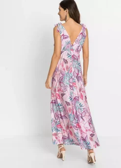 Printed Summer Maxi Dress -Enchanted Styles Printed Summer Maxi Dress968480FRSP W02
