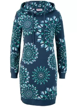 Printed Sweatshirt Dress -Enchanted Styles Printed Sweatshirt Dress934750FRSC