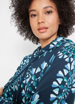 Printed Sweatshirt Dress -Enchanted Styles Printed Sweatshirt Dress934750FRSP W02