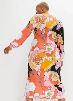 Printed Wrap Maxi Dress -Enchanted Styles Printed Wrap Maxi Dress934039FRSB W01