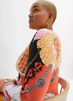 Printed Wrap Maxi Dress -Enchanted Styles Printed Wrap Maxi Dress934039FRSB W02