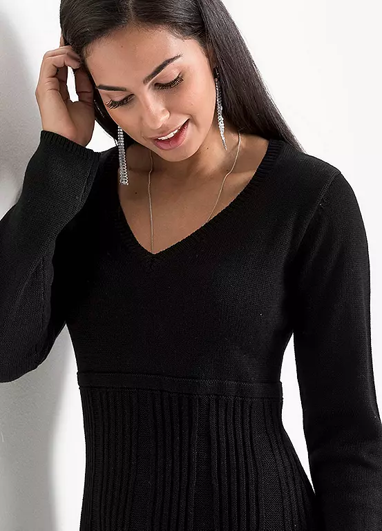 Rib Knit Mini Dress 5 Rib Knit Mini Dress - Image 3