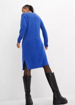Ribbed Knitted Dress -Enchanted Styles Ribbed Knitted Dress964606FRSP W01