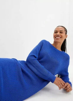 Ribbed Knitted Dress -Enchanted Styles Ribbed Knitted Dress964606FRSP W02