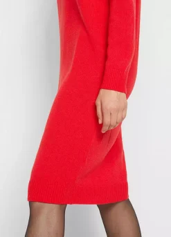 Roll Neck Knitted Dress -Enchanted Styles Roll Neck Knitted Dress966241FRSP W02