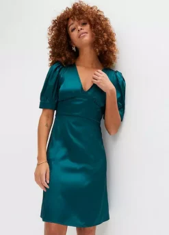 Satin Mini Dress -Enchanted Styles Satin Mini Dress928702FRSP