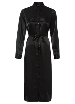 Satin Shirt Dress -Enchanted Styles Satin Shirt Dress936935FRSC