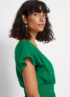 Satin Wrap Maxi Dress -Enchanted Styles Satin Wrap Maxi Dress955888FRSP W02