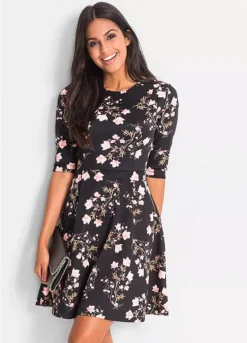 Scuba Fit & Flare Dress