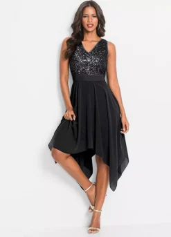 Sequin Bodice Party Dress -Enchanted Styles Sequin Bodice Party Dress976592FRSP