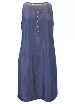 Sleeveless Denim Dress -Enchanted Styles Sleeveless Denim Dress935044FRSC