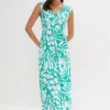 Sleeveless Printed Maxi Dress -Enchanted Styles Sleeveless Printed Maxi Dress942506FRSP