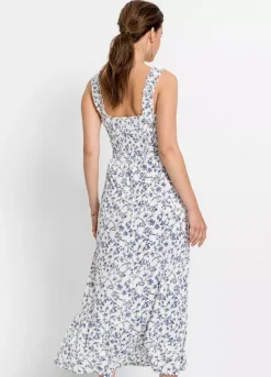 Smocked Midi Dress -Enchanted Styles Smocked Midi Dress920960FRSP W01