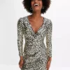 Sparkly Animal Print Party Dress -Enchanted Styles Sparkly Animal Print Party Dress923477FRSP