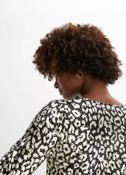 Sparkly Animal Print Party Dress -Enchanted Styles Sparkly Animal Print Party Dress923477FRSP W02