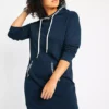 Sporty Sweatshirt Dress -Enchanted Styles Sporty Sweatshirt Dress935653FRSB