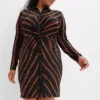 Stripy Button Through Shirt Dress -Enchanted Styles Stripy Button Through Shirt Dress944406FRSB