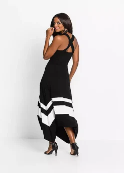 Stripy Hem Summer Dress -Enchanted Styles Stripy Hem Summer Dress923096FRSP W02