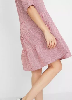 Stripy Tiered Dress -Enchanted Styles Stripy Tiered Dress946794FRSP W03