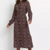 Sustainable Floral Print Midi Dress -Enchanted Styles Sustainable Floral Print Midi Dress974111FRSP