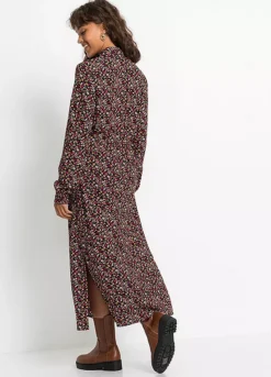 Sustainable Floral Print Midi Dress -Enchanted Styles Sustainable Floral Print Midi Dress974111FRSP W01
