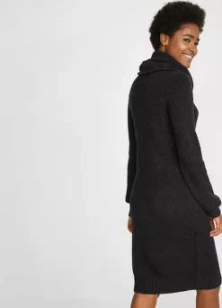 Textured Knitted Dress -Enchanted Styles Textured Knitted Dress941887FRSP W01