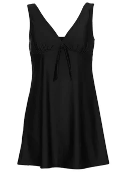 Tie Front Swim Dress 9 Tie Front Swim Dress -Enchanted Styles Tie Front Swim Dress948033FRSC