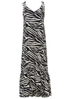 Tie Strap Sun Dress -Enchanted Styles Tie Strap Sun Dress917074FRSC