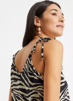 Tie Strap Sun Dress -Enchanted Styles Tie Strap Sun Dress917074FRSP W02