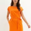 Tie Waist Jersey Dress -Enchanted Styles Tie Waist Jersey Dress974323FRSP