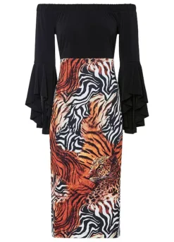 Tiger Print Dress -Enchanted Styles Tiger Print Dress940841FRSC