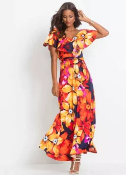 Tropical Maxi Dress -Enchanted Styles Tropical Maxi Dress915171FRSP W01