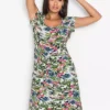 Tropical Print Dress -Enchanted Styles Tropical Print Dress959183FRSP