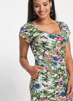 Tropical Print Dress -Enchanted Styles Tropical Print Dress959183FRSP W02