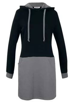 Two Tone Sweatshirt Dress -Enchanted Styles Two Tone Sweatshirt Dress936086FRSC