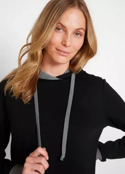 Two Tone Sweatshirt Dress -Enchanted Styles Two Tone Sweatshirt Dress936086FRSP W03