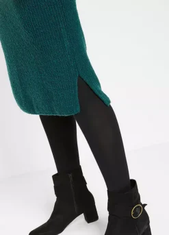 V-Neck Knitted Dress -Enchanted Styles V Neck Knitted Dress941959FRSP W02