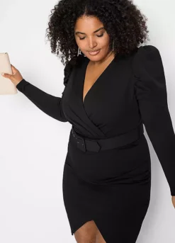 Wrap Party Dress -Enchanted Styles Wrap Party Dress917334FRSB W02