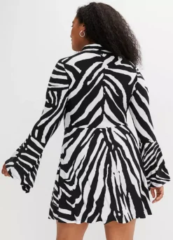 Zebra Stripe Dress -Enchanted Styles Zebra Stripe Dress930879FRSB W01
