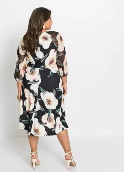 Bonprix Floral Midi Dress -Enchanted Styles bonprix Floral Midi Dress927634FRSB W01