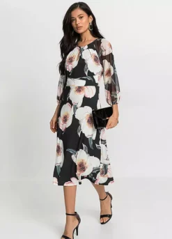 Bonprix Floral Midi Dress -Enchanted Styles bonprix Floral Midi Dress927634FRSP
