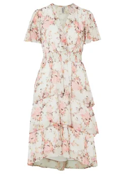 Bonprix Flounced Floral Dress -Enchanted Styles bonprix Flounced Floral Dress905643FRSC