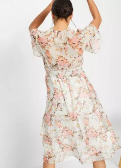 Bonprix Flounced Floral Dress -Enchanted Styles bonprix Flounced Floral Dress905643FRSP W01